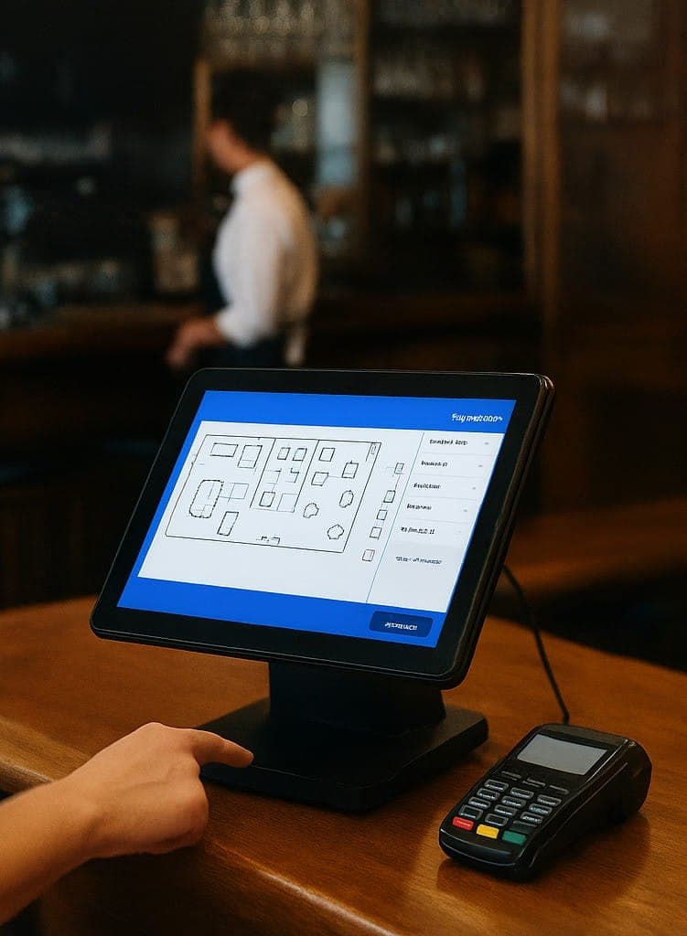 Modular POS system architecture diagram